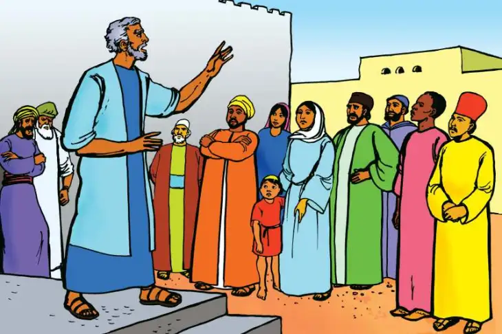 Peter Preaches to the People of Jerusalem | News for Gospel Kids